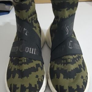 Juicy Couture Green and Black Patterned High-Tops